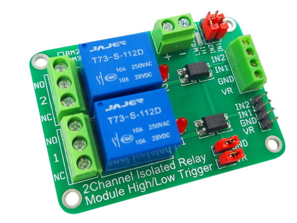 2-Channel High/Low Trigger Relay Module(12V) opto-isolated RM212I