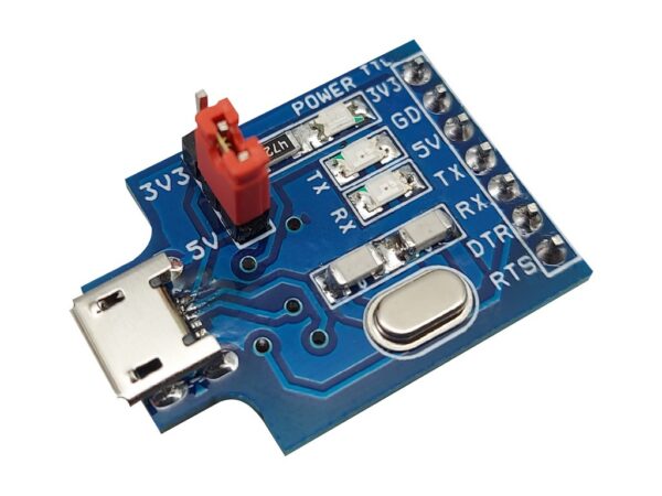 USB to UART TTL Module (CH340) USB Socket Type B Micro to Header