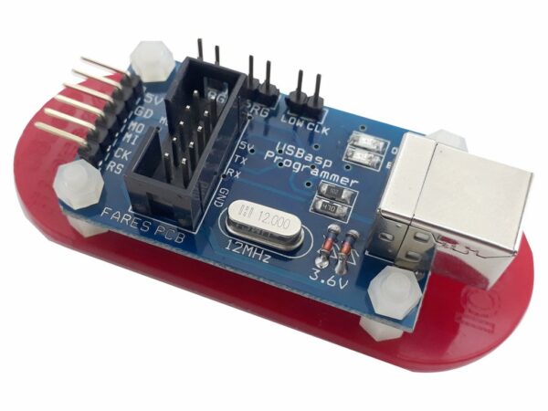 USBasp AVR Programmer With Acrylic Base