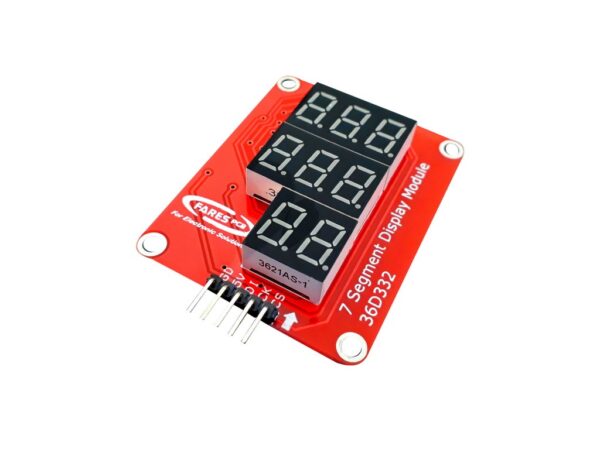 3+3+2 Digits 0.36” 7-Segment Display Module 36D332