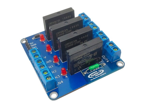 4-Channel Solid State Relay Module (5V) SSR405