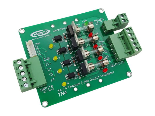 3A / 4-Channel -ve Output Transistor Interface Module TN4