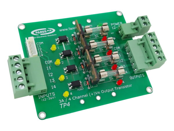 3A / 4-Channel +ve Output Transistor Interface Module TP4