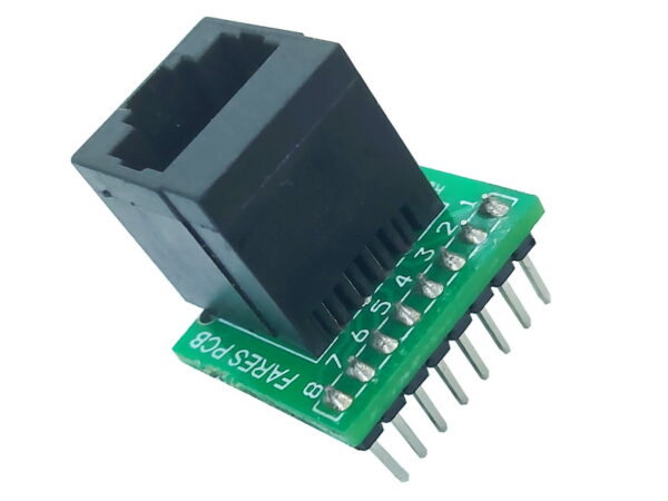 RJ45 to Pin Header (Vertical Plugging)