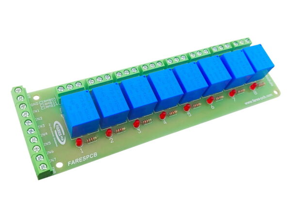 8-Channel Active High Relay Module (24V) RM824