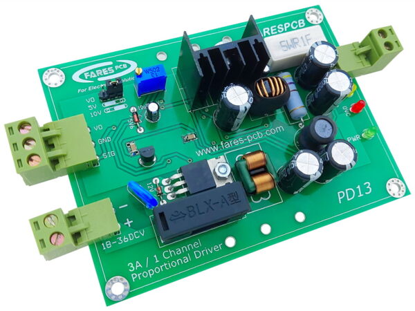3A Single Channel Proportional Valve Driver (PD13)