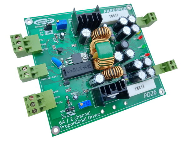 6A Dual Channel Proportional Valve Driver (PD26)
