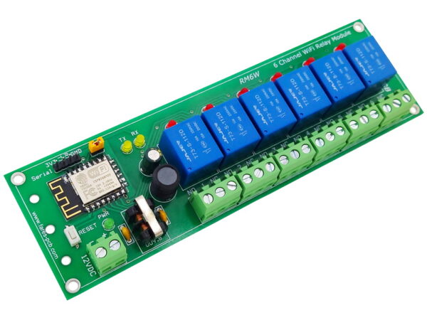 6-Channel Wireless Relay Module ESP-12F (RM6W)